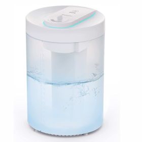 KOIOS Humidifiers; Top Fill Cool Mist Humidifier for Bedroom Large Room Baby Home; Quiet Ultrasonic; Essential Oil Diffuser; UHM-JS02 4L; Transparent