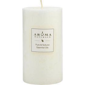 MEDITATION AROMATHERAPY by Mediation Aromatherapy 2.75 X 5 inch PILLAR AROMATHERAPY CANDLE. COMBINES THE ESSENTIAL OILS OF PATCHOULI & FRANKINCENSE